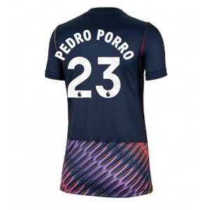 Tottenham Hotspur Pedro Porro #23 Jalkapallovaatteet Naisten Vieraspaita 2026-27 Lyhythihainen